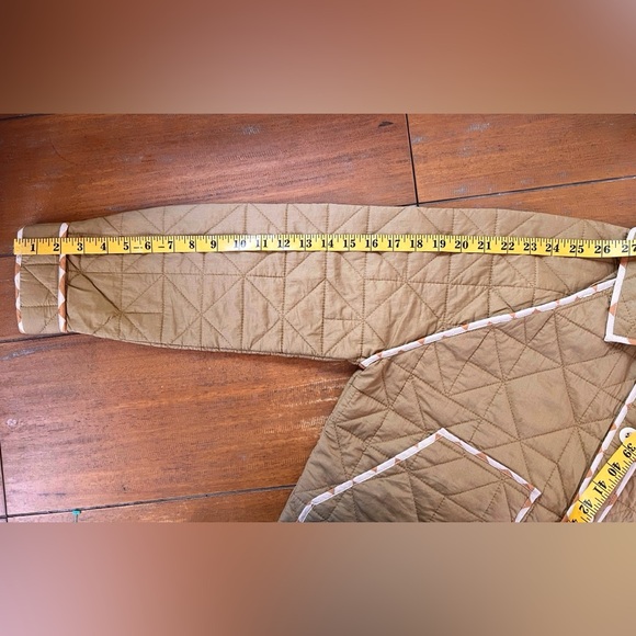 Madewell Quilted Cropped Cotton Jacket Lightweight Button Front Chore Jacket - Picture 11 of 14